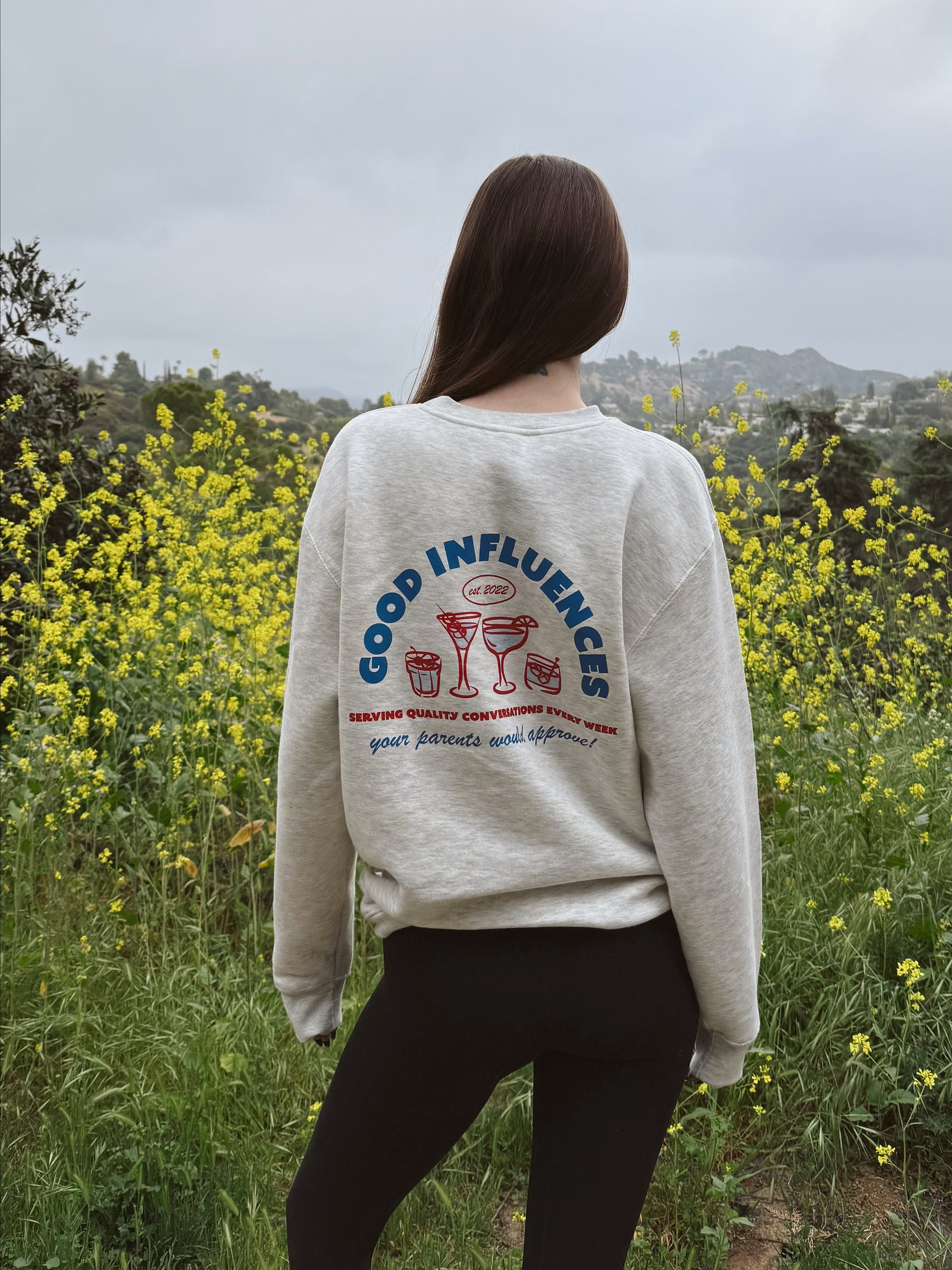 Under the Influence Grey Crew product image (1)