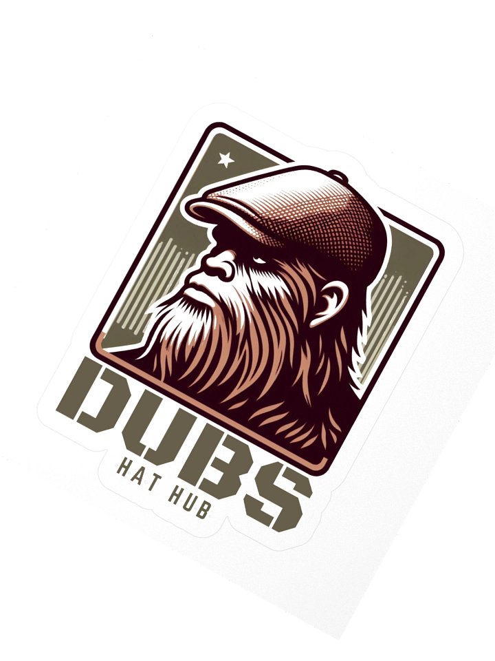 Dubs Hat Hub Tactical Font Sticker product image (6)