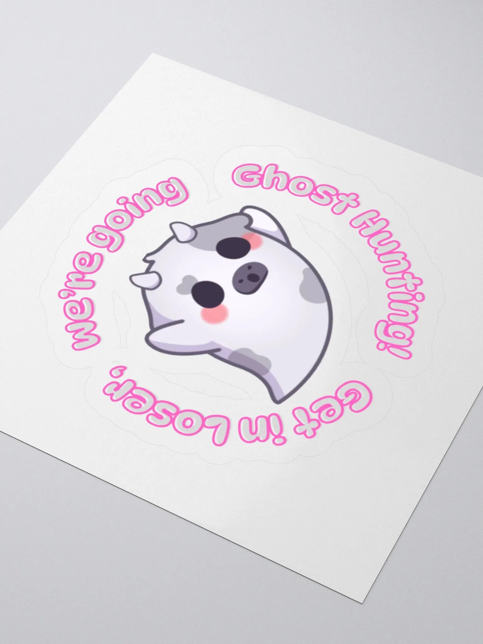 Ghostly Cow Sticker Pack product image (3)