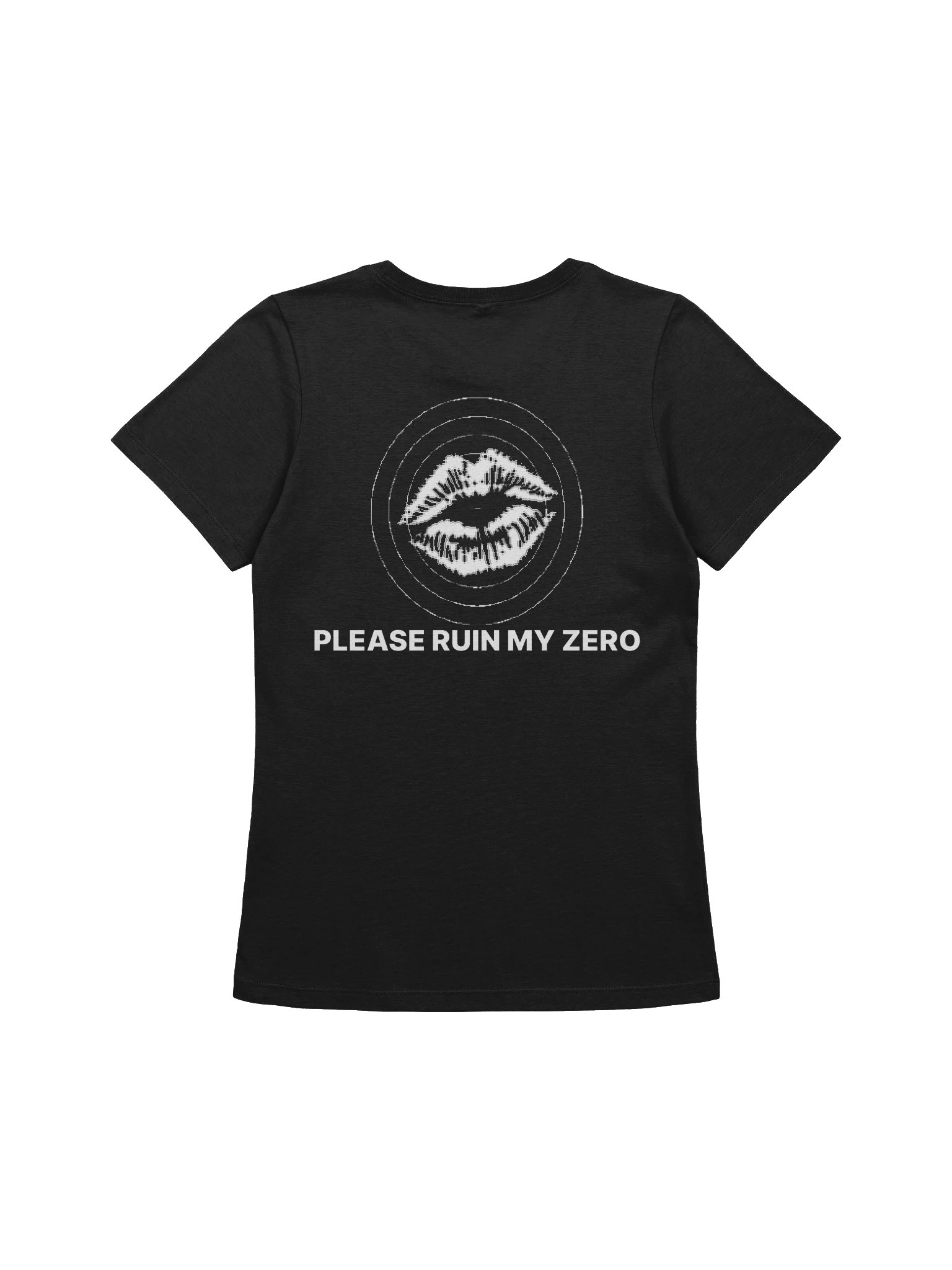 No ShopCo Women's Black Tee - Please Ruin My Zero product image (2)