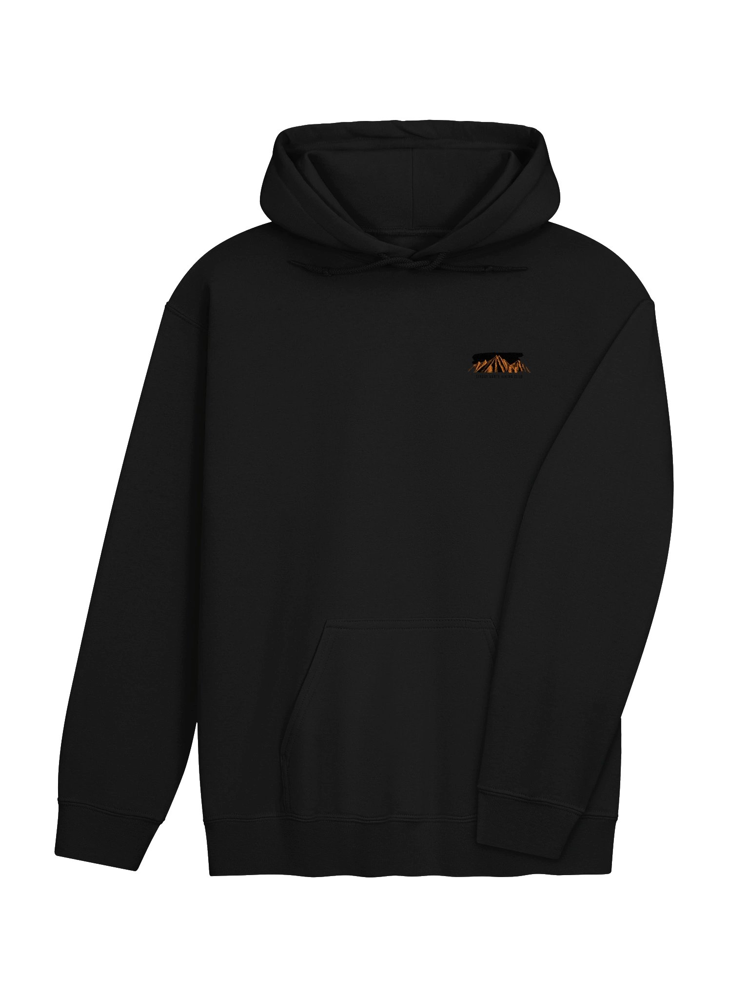Minimalist Mountain Sunset Hoodie | Outdoor & Nature Adventure Graphic Sweatshirt product image (44)