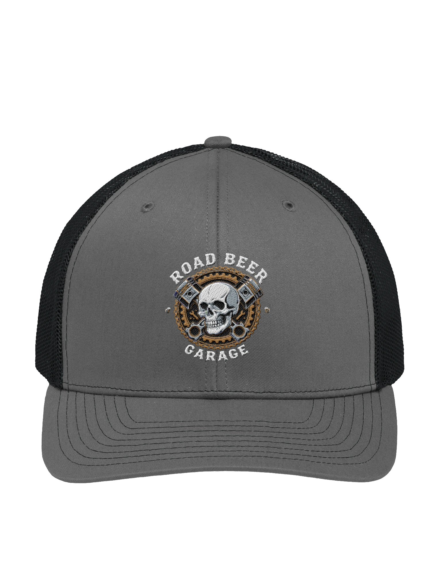 Mechanical Skull Trucker Hat product image (1)