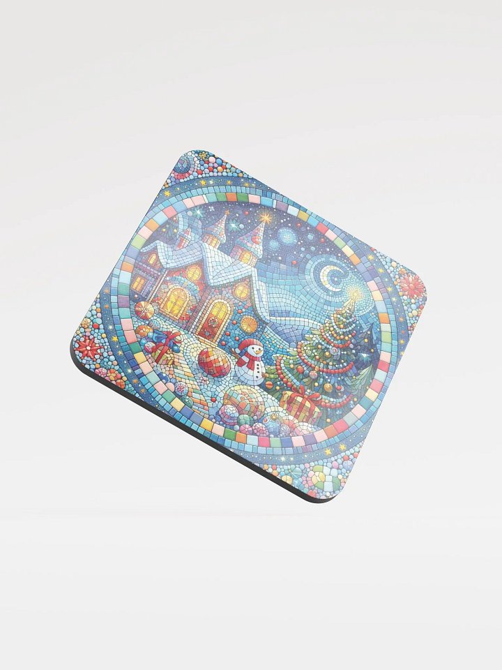 Holiday Mosaic Cork Coaster Set product image (1)