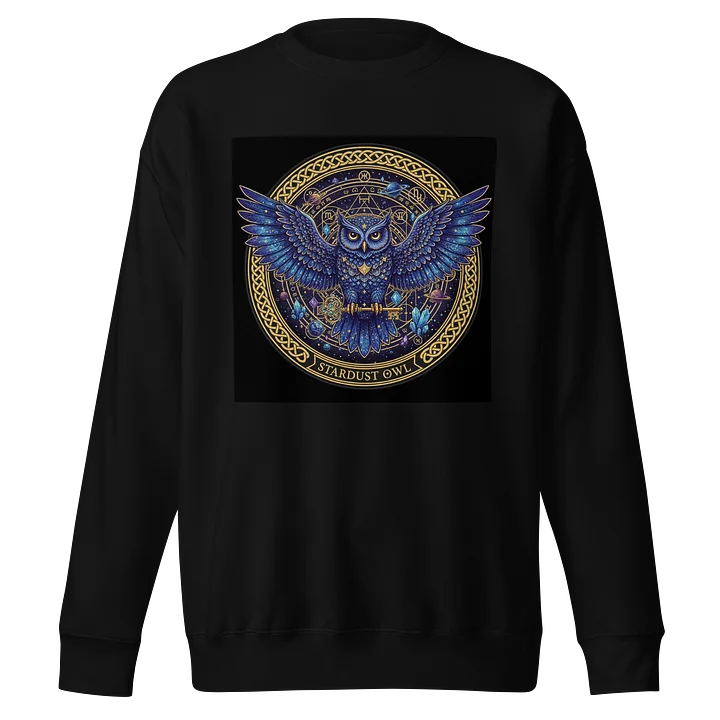 Stardust Owl Cosmic Sweatshirt product image (1)