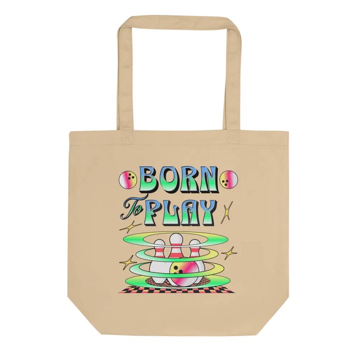 Born To Play Bowling Swirling Strike Tote product image (1)