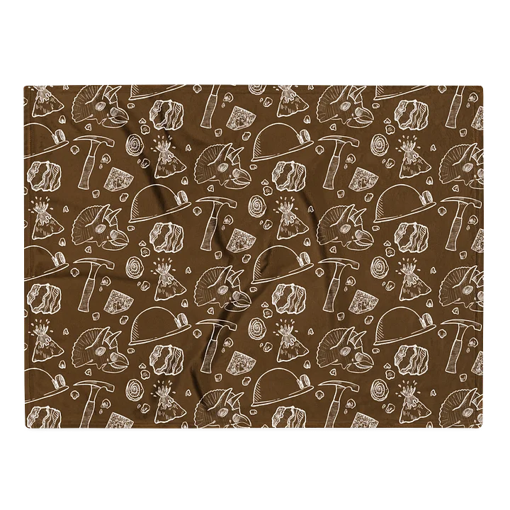 Geology Sketches Throw Blanket product image (1)