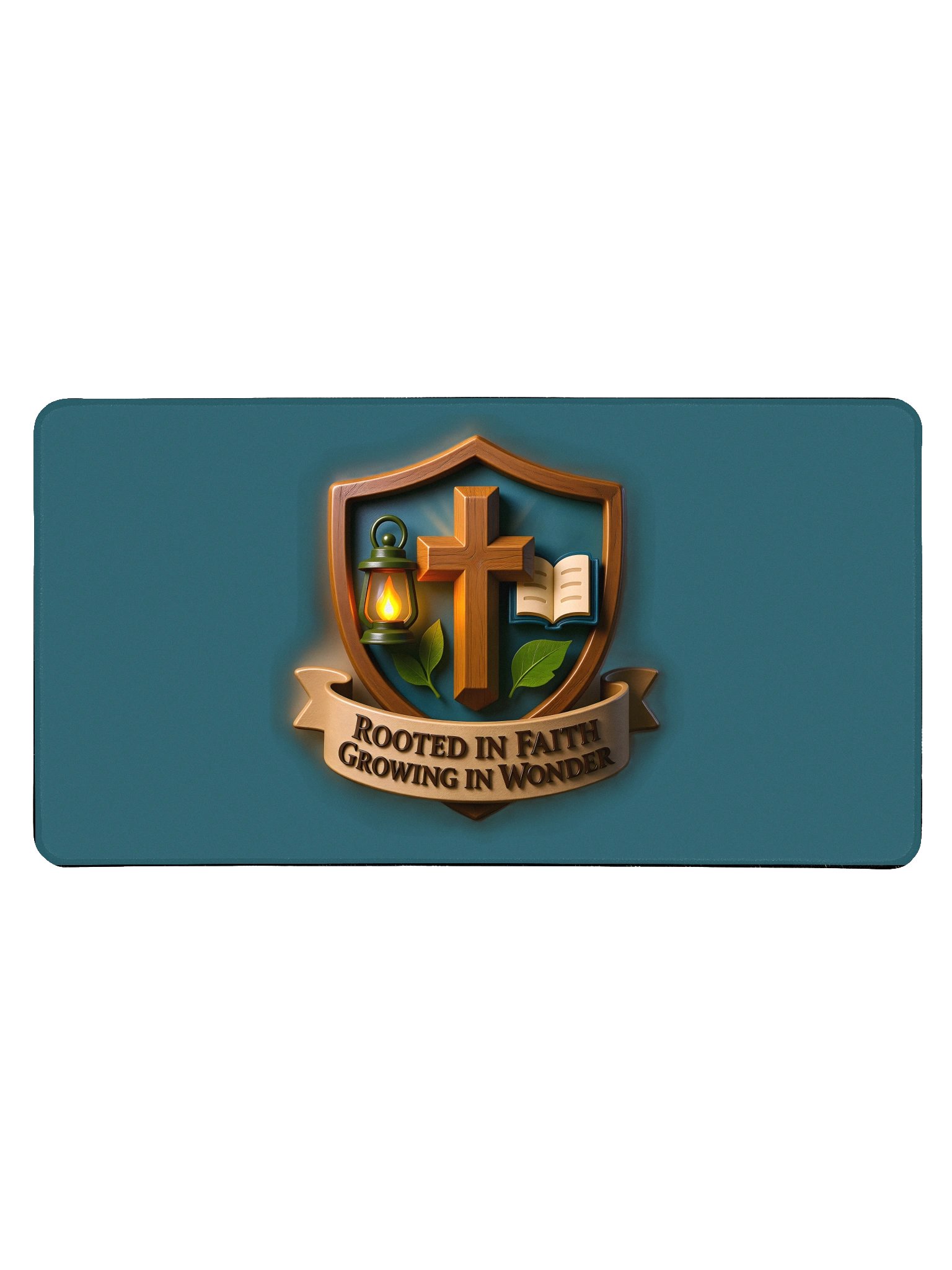 The Backyard Shield — Desk Mat of Wonder & Whimsy product image (1)
