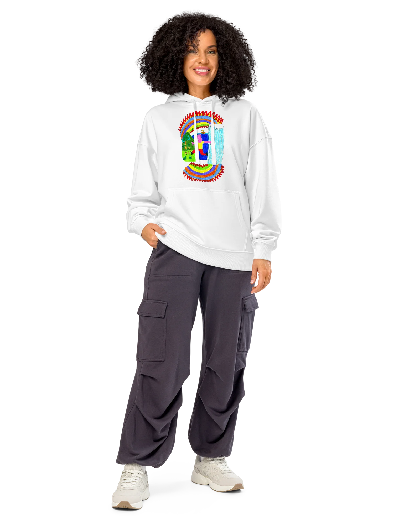 Abstract Lands Beyond Relaxed Hoodie product image (53)