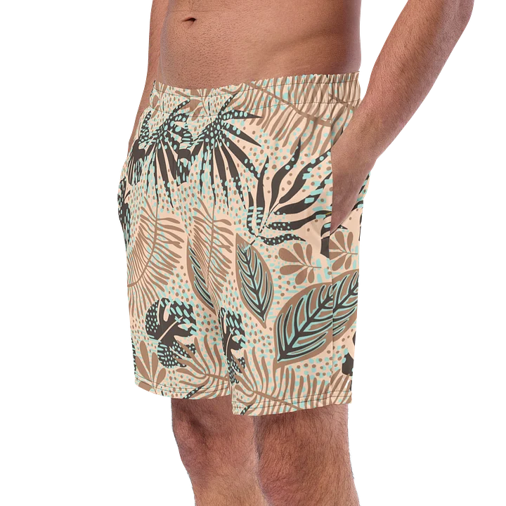 Comfortable Swim Trunks with Tropical Print product image (2)