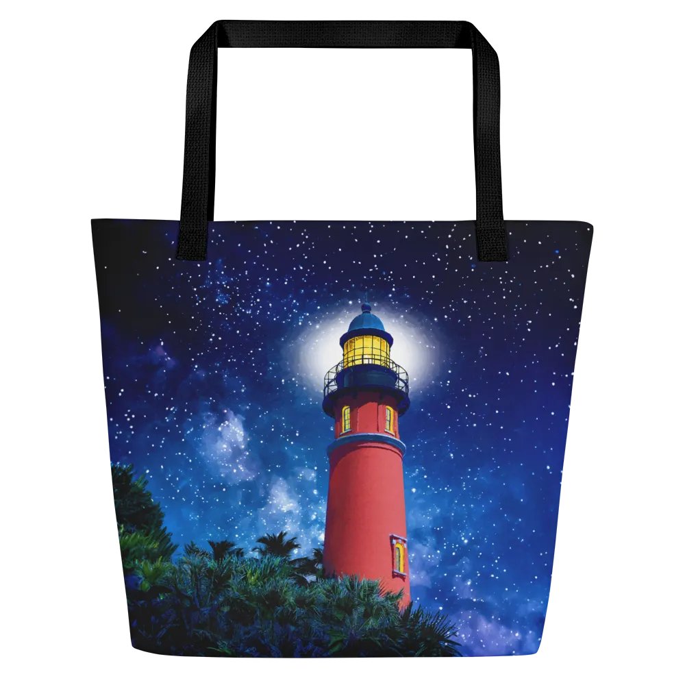 Ponce de Leon Inlet Lighthouse at Night Tote Bag product image (7)