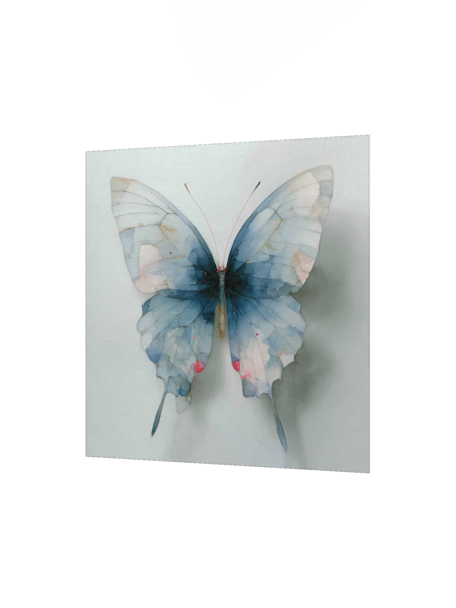 Pale Blue Watercolor Butterfly product image (4)