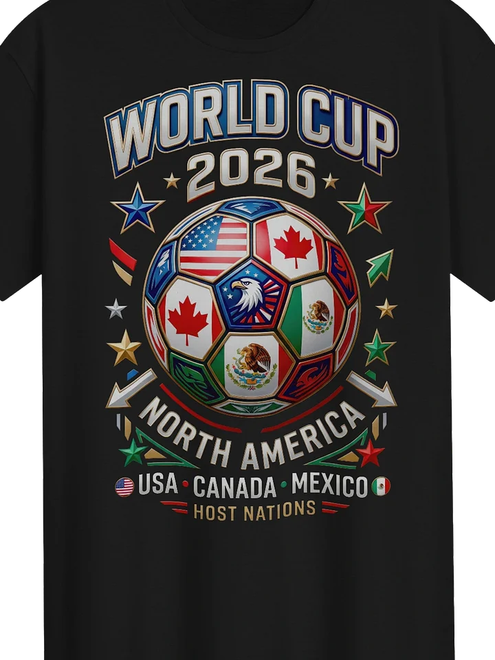 World Cup 2026 Host Nations Graphic Tee product image (2)
