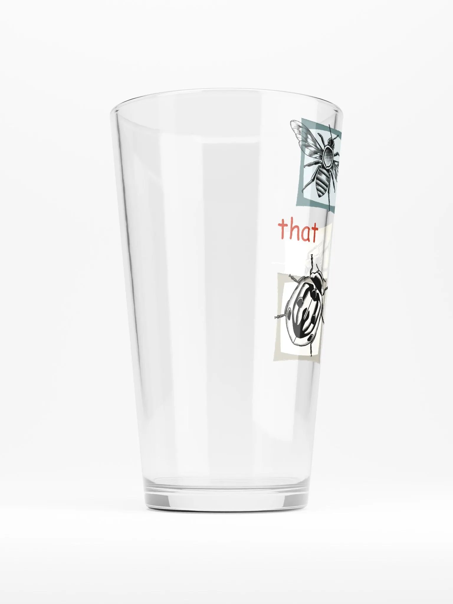 bugs that crawl pint glass product image (2)
