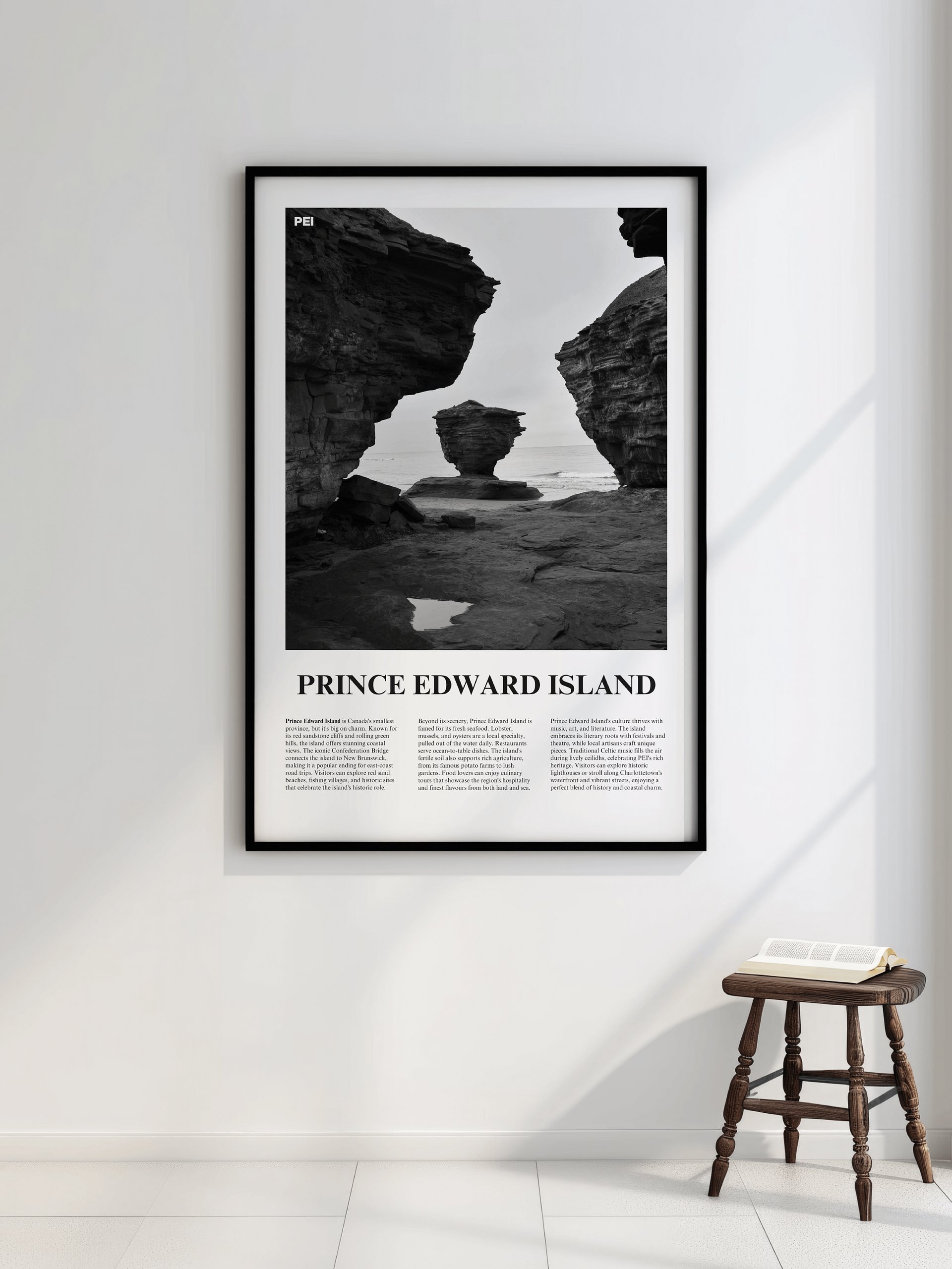 Prince Edward Island 01 Newspaper Poster | Framed product image (2)