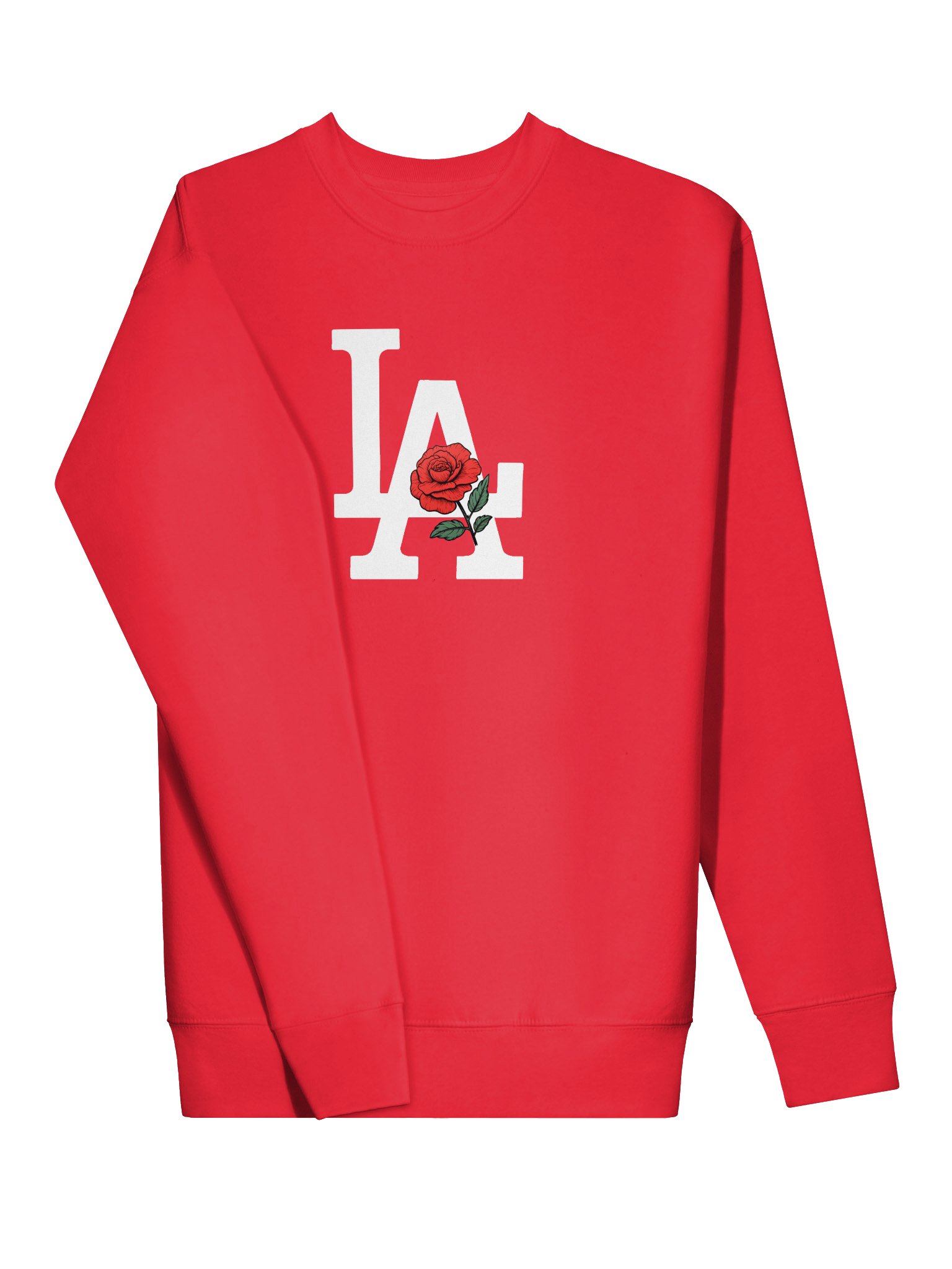 LA Red Rose Premium Crewneck Sweatshirt product image (3)