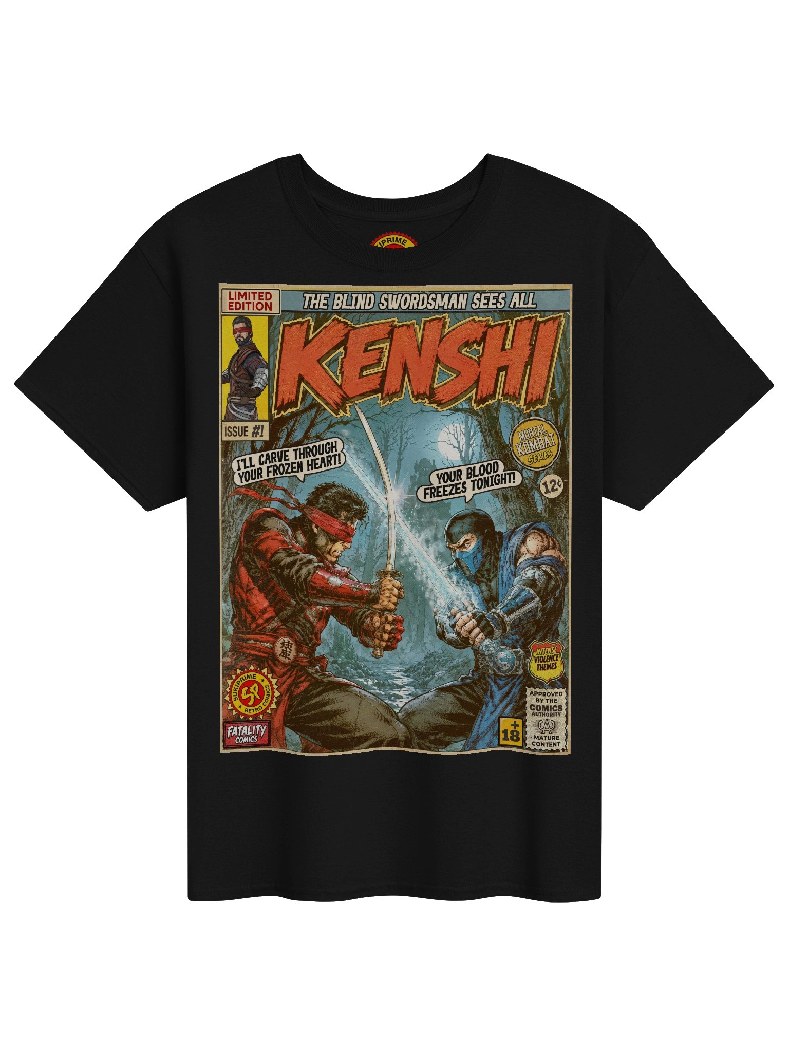 Mortal Kombat Kenshi Comic Art T-Shirt product image (1)