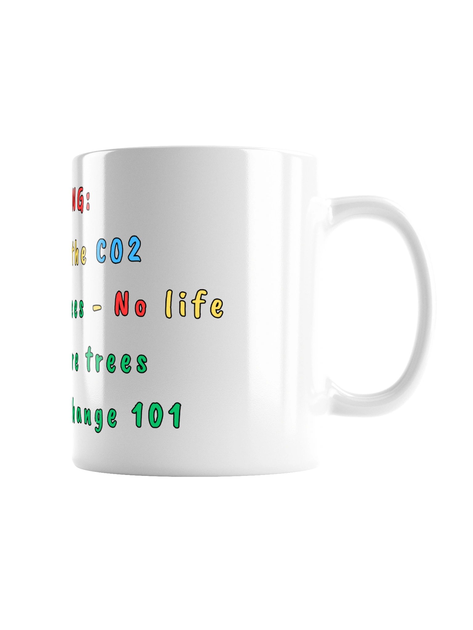 Trees breathe CO2 Mug product image (5)