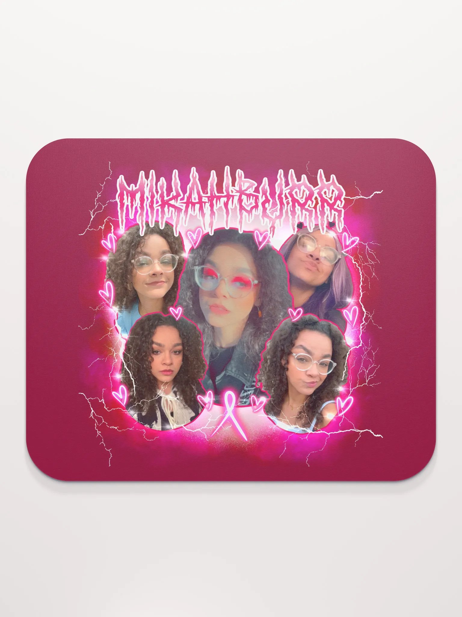 Electric Heart Mouse Pad product image (2)