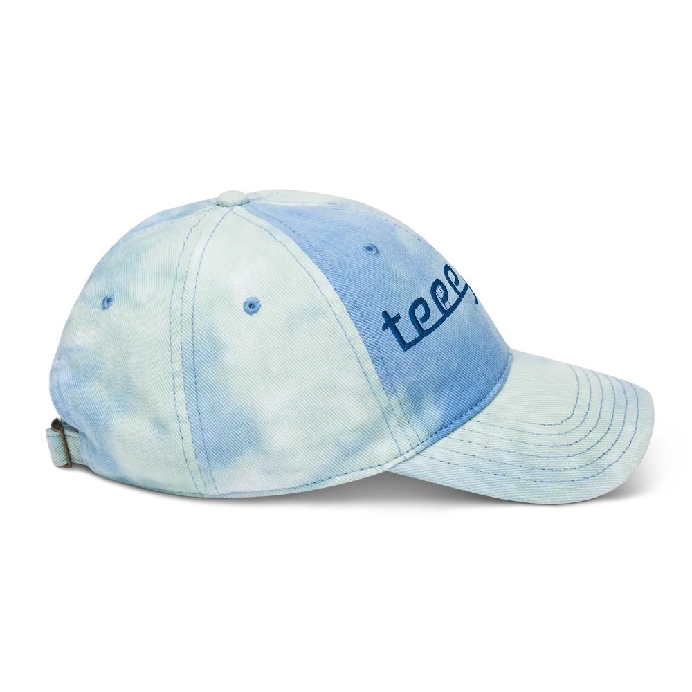 TEEEJAY94 TIE-DYE DAD HAT (SKY BLUE) product image (8)
