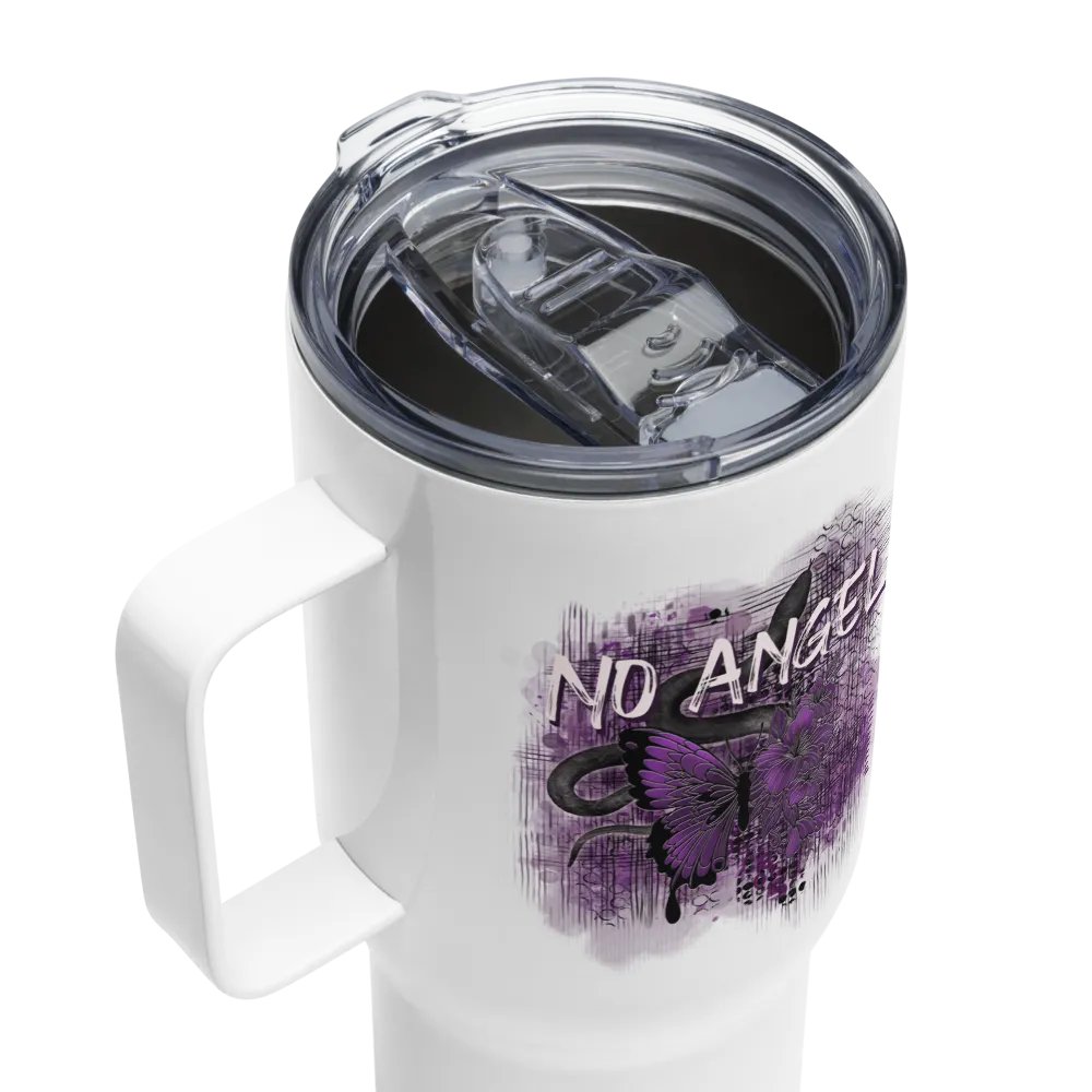 No Angel Purple Soft Grunge Travel Mug w/ Handle product image (3)