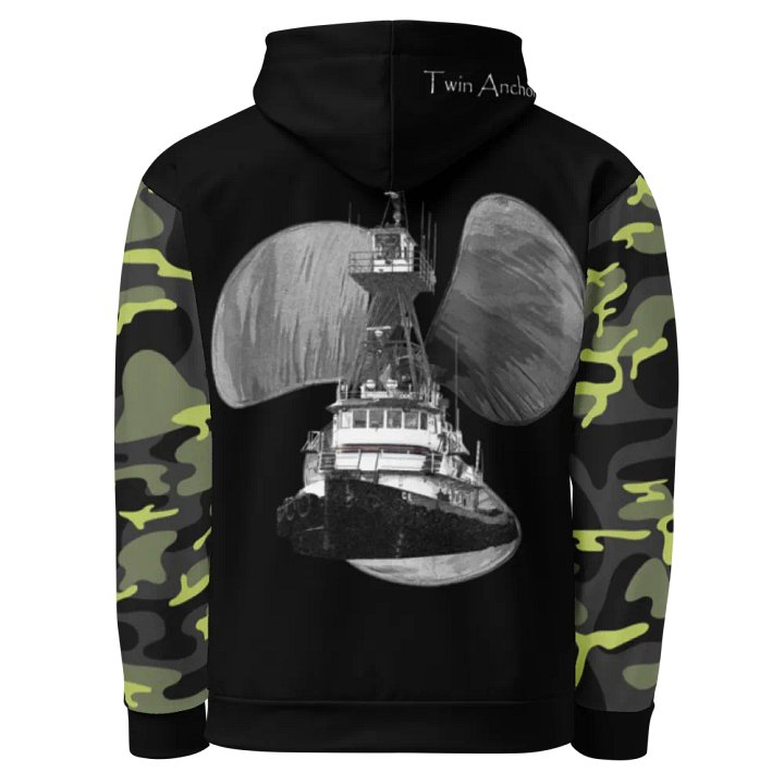 3 Prop & Tug CE (Camouflage & Black) – Performance Marine Wear | Twin Anchor Apparel North Current Line product image (1)
