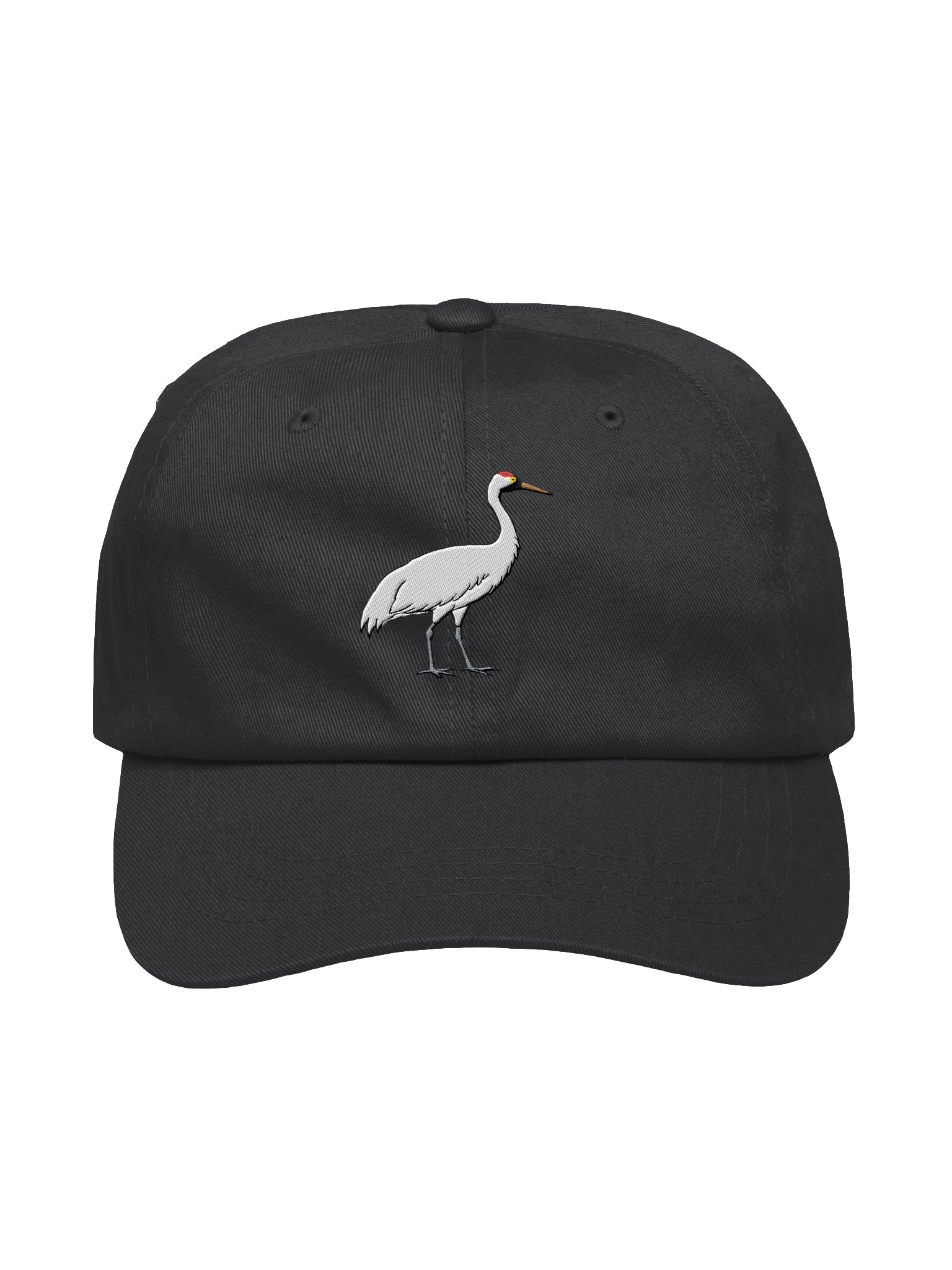 Whooping Crane Embroidered Hat | Wetland Bird Cap product image (3)