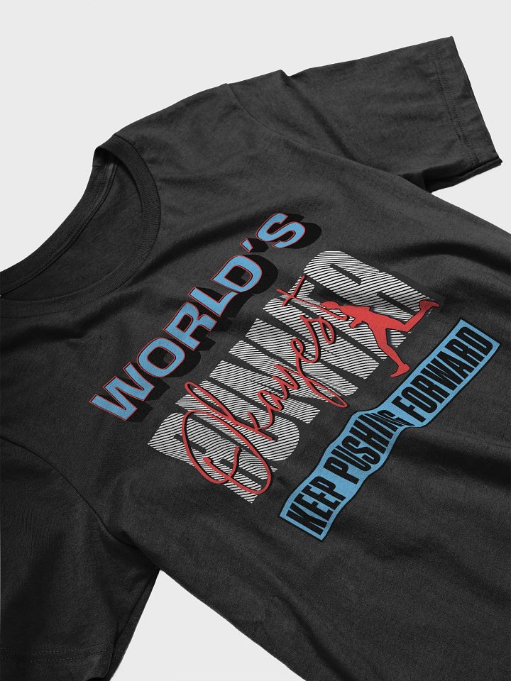 Worlds Okayest Runner Motivational Tee product image (2)