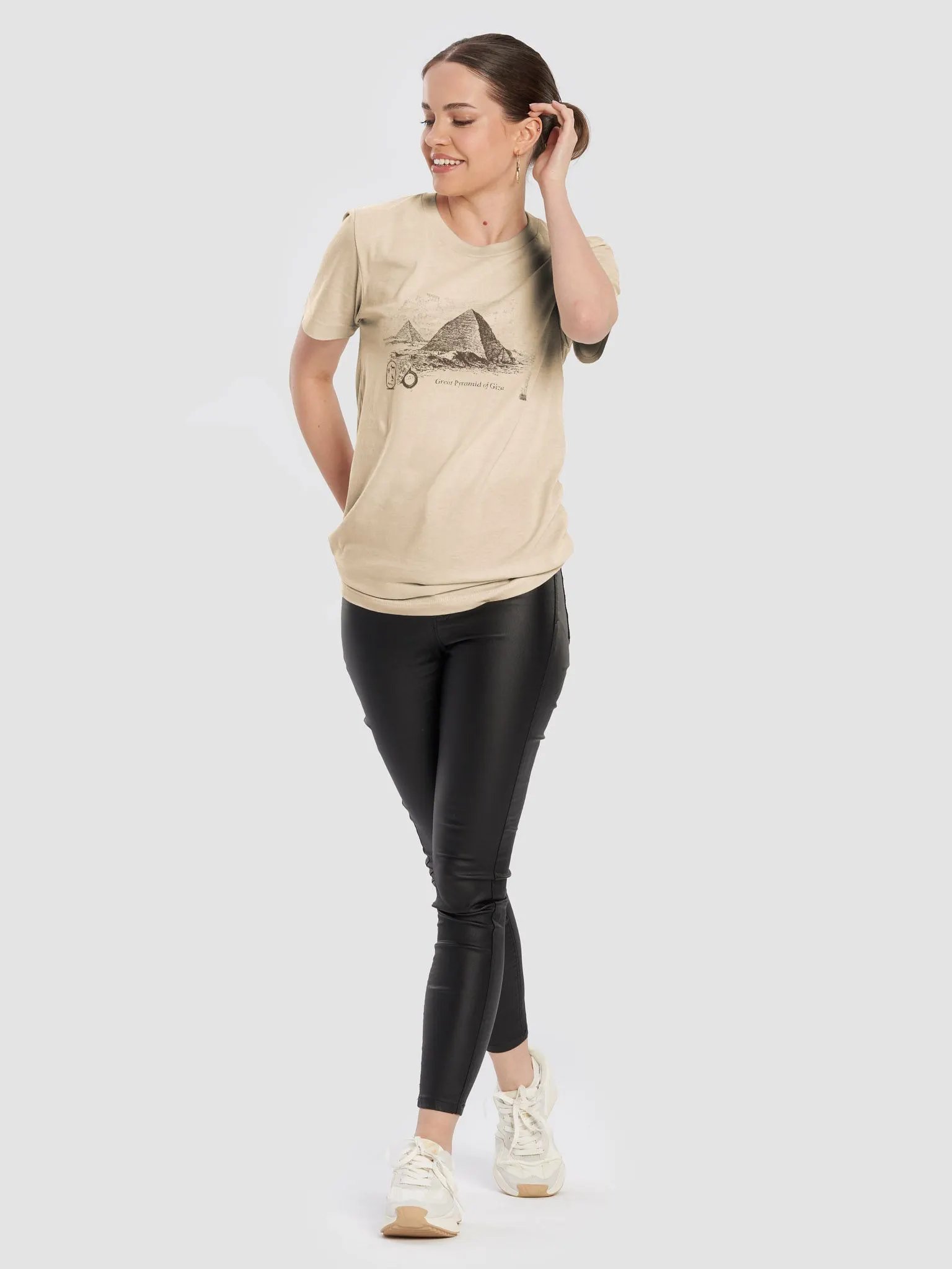 Great Pyramid of Giza - Scientific Illustration - Bella+Canvas Supersoft T-Shirt product image (10)