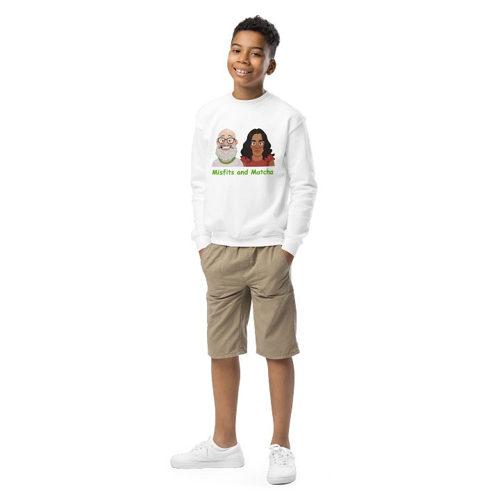 Kids Misfits and Matcha Pullover Sweatshirt product image (1)