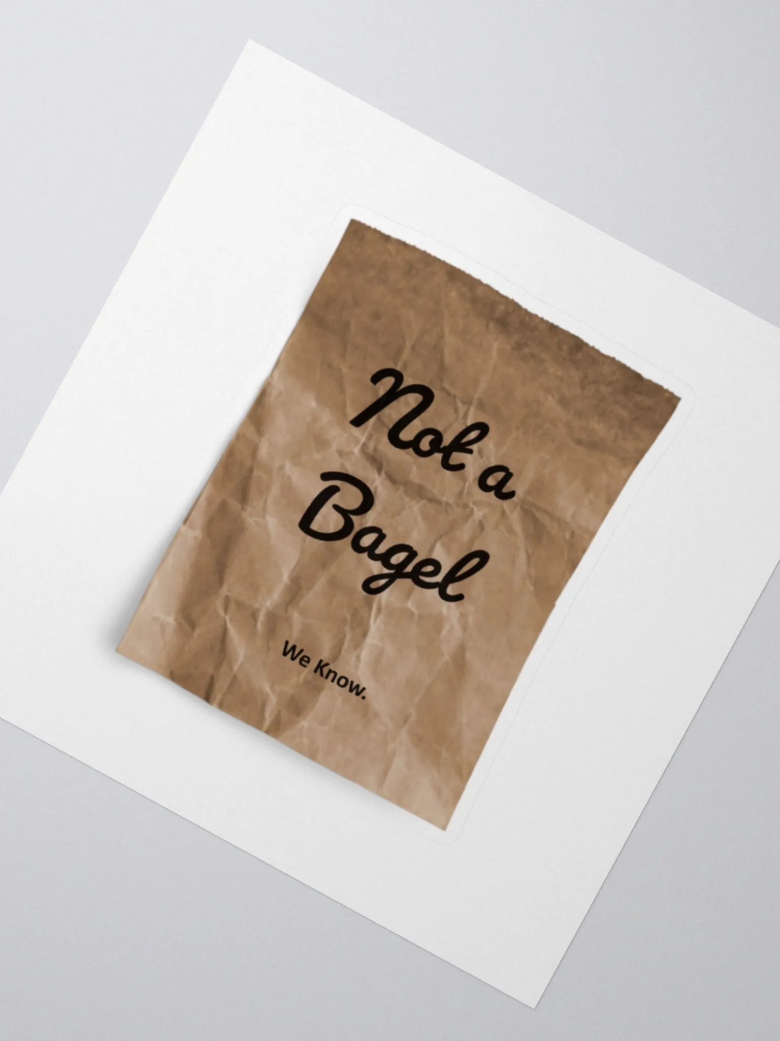 Not a Bagel Sticker product image (2)