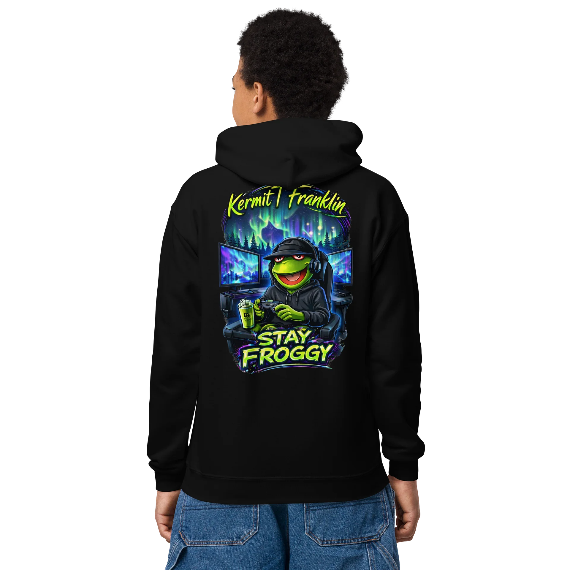 Stay Froggy Youth Hoodie product image (1)