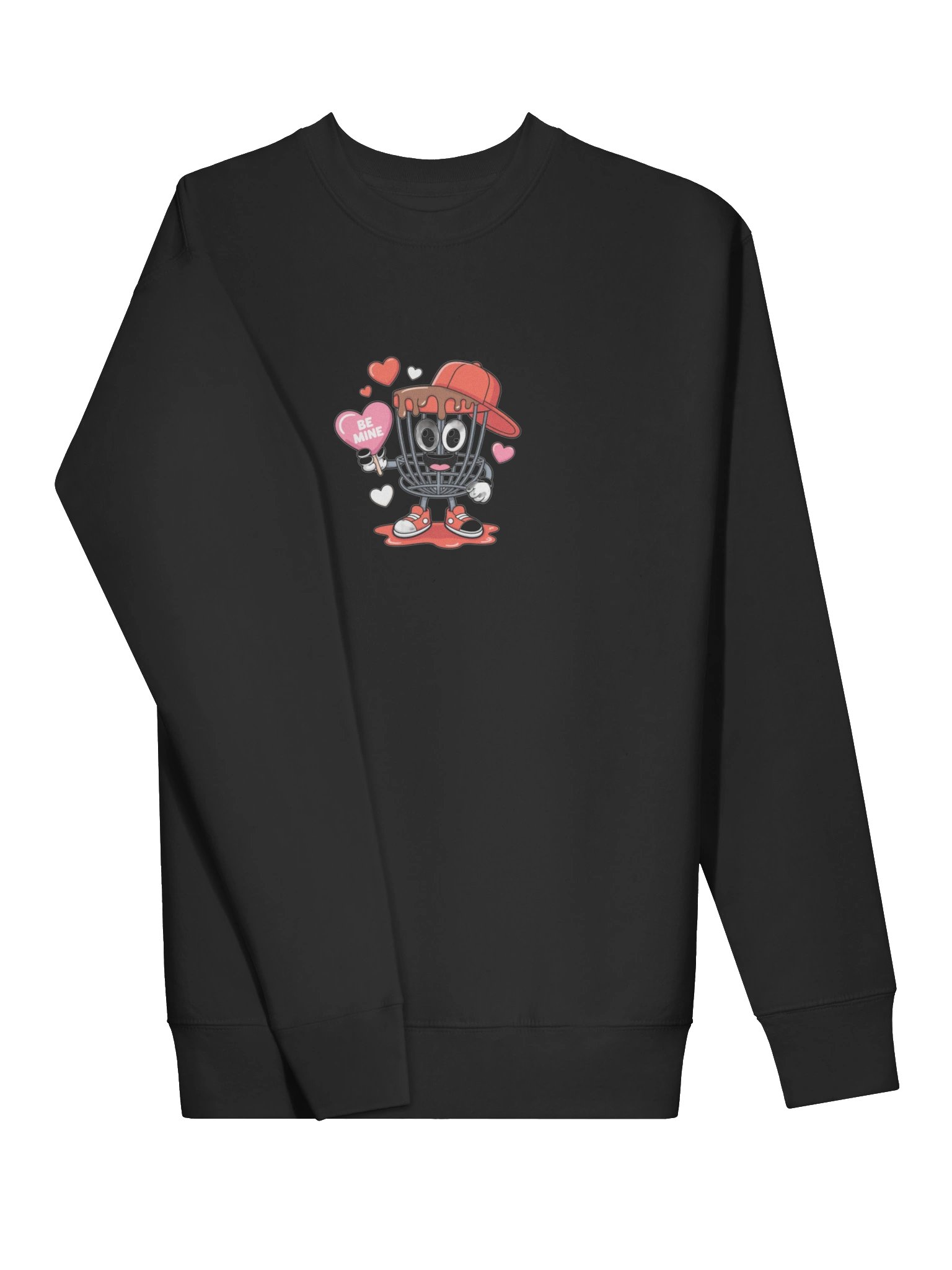 Be Mine Disc Golf Basket Valentine PNG: Cute Disc Golf Art Valentine png Love Sports Clipart product image (21)