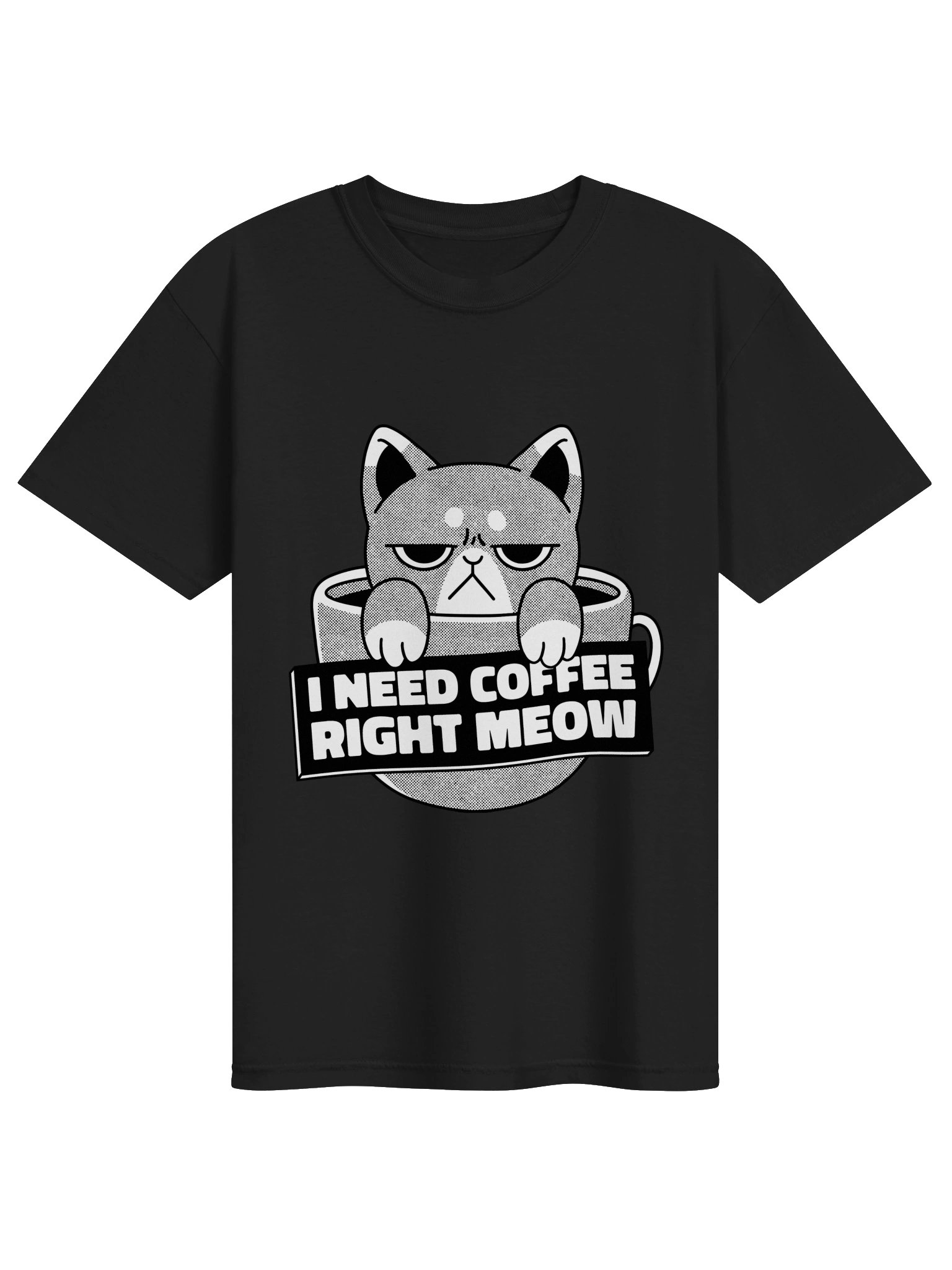 I Need Coffee Right Meow Unisex T-Shirt product image (1)