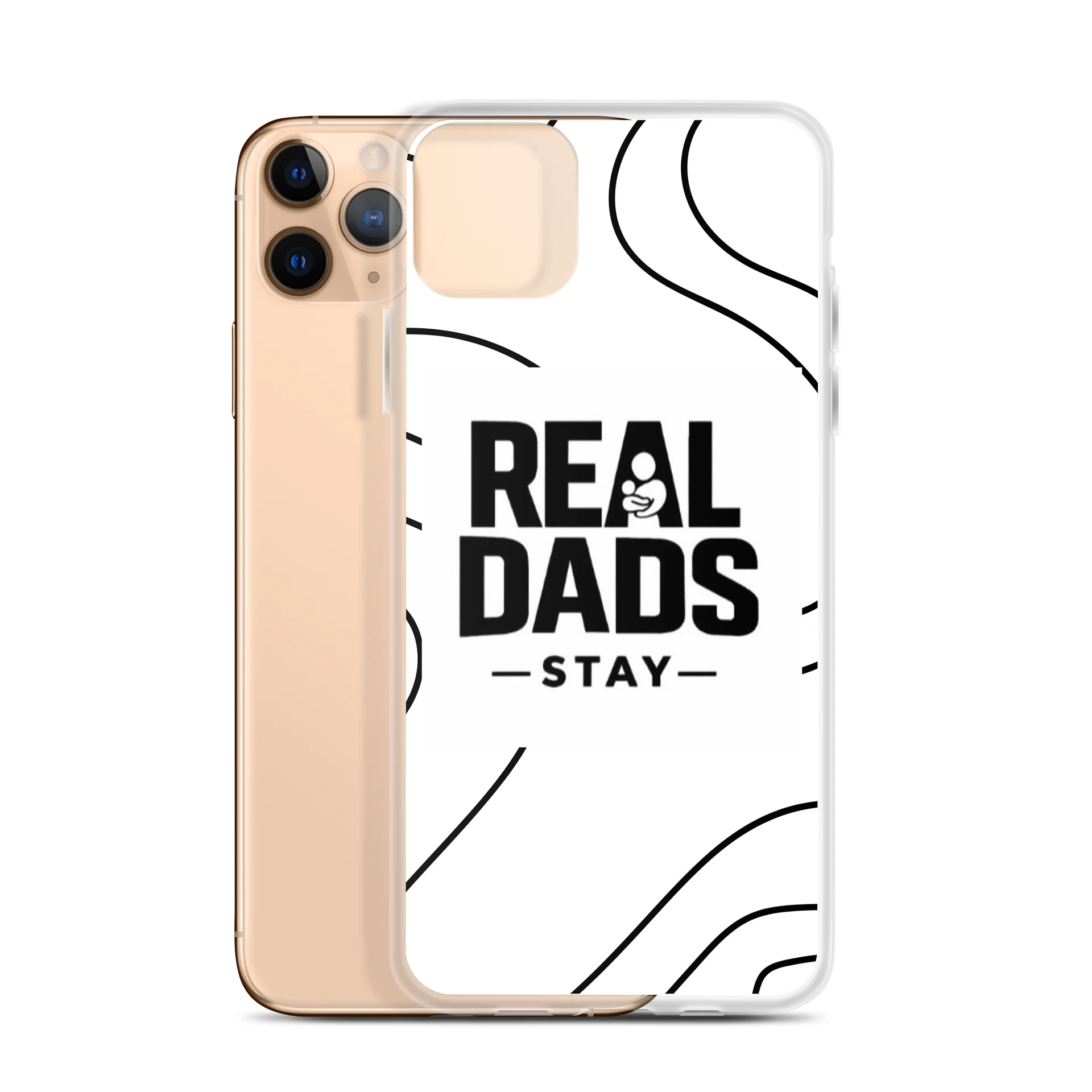 Real Dads Stay iPhone® Case product image (2)