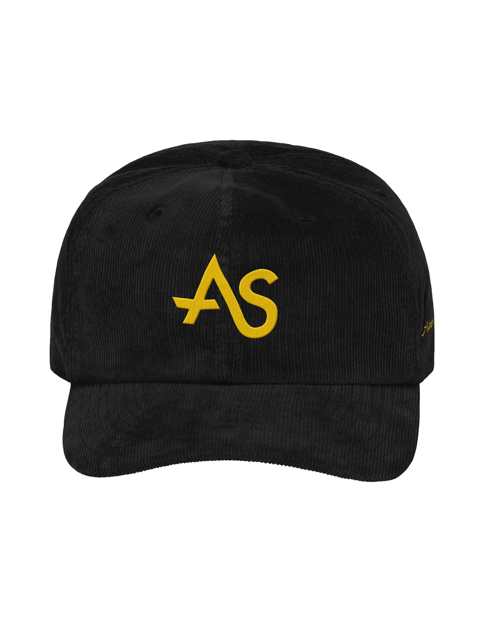 Yellow AS Logo Corduroy Dad Hat product image (2)