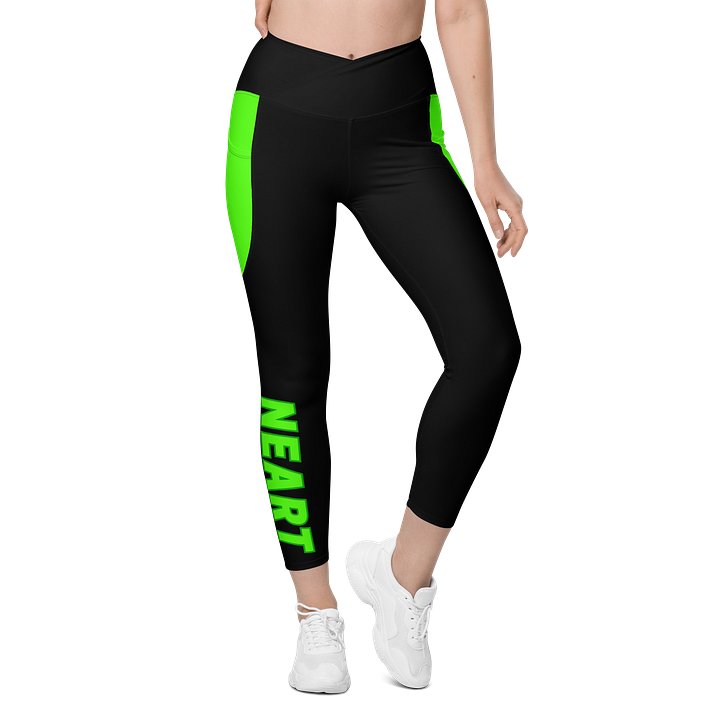 Neart | Crossover Semi Compression Workout Leggings with Pockets & Sun protection product image (1)
