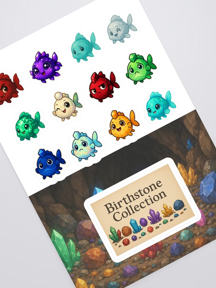 Crystal Birthstone Sticker Collection product image (1)