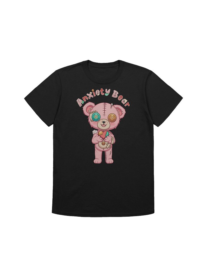 Anxiety Bear Heart Unisex T-shirt product image (1)
