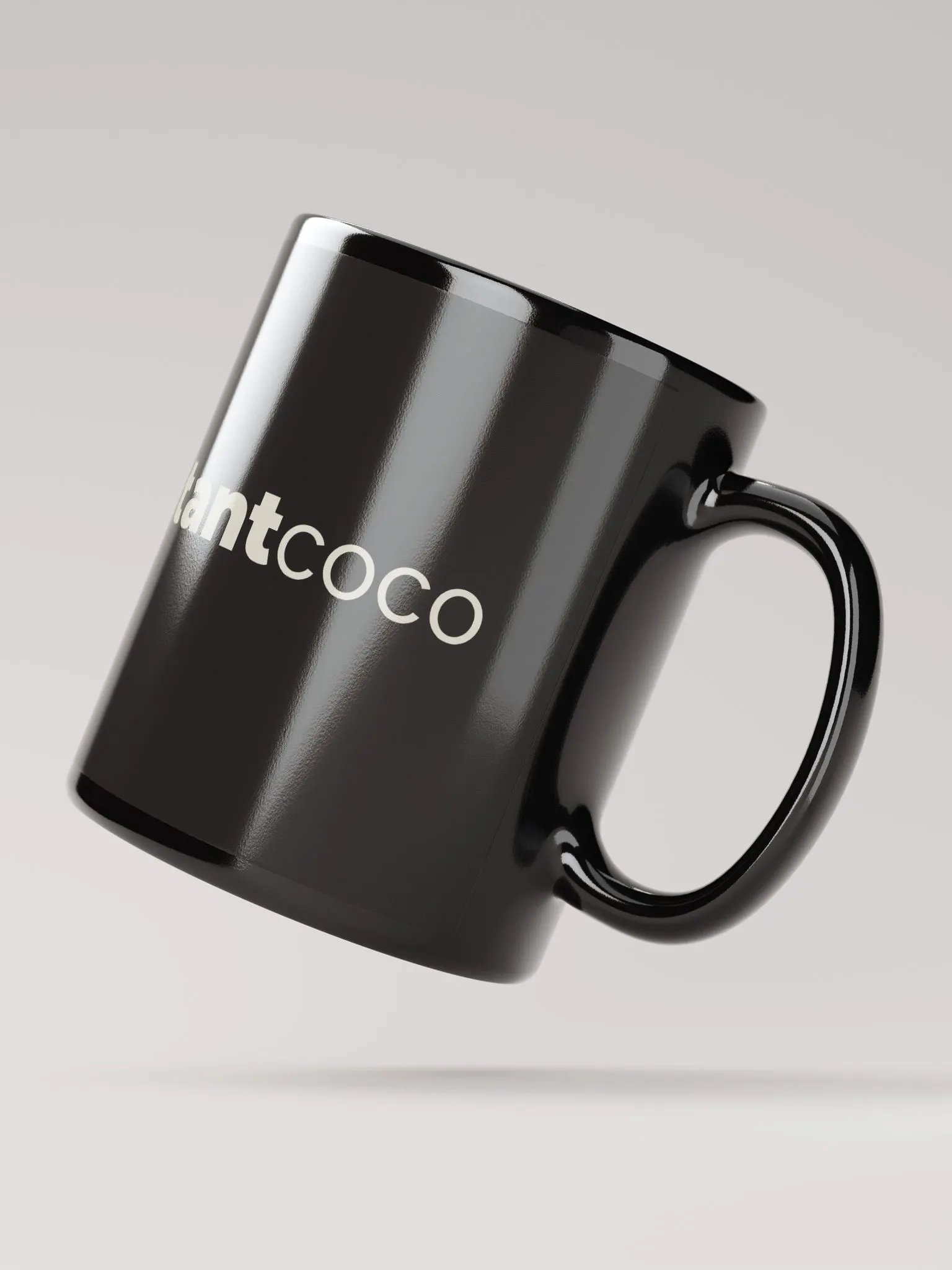 'instantcoco' Logo Mug (black) product image (5)