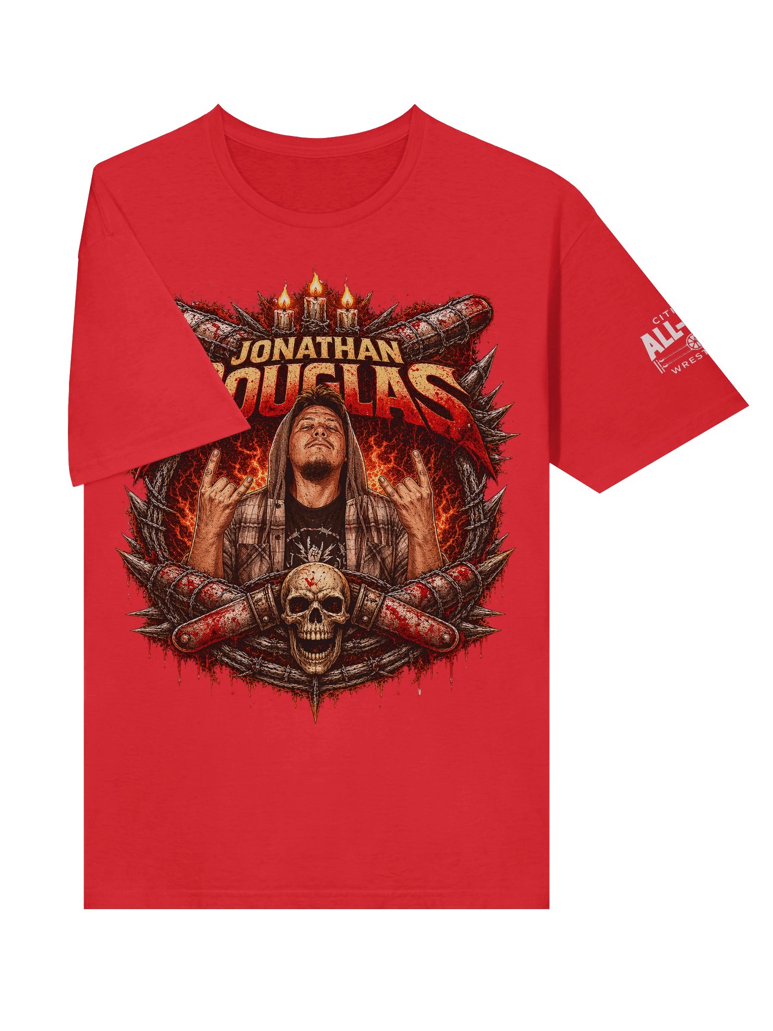 Jonathan Douglas "Skull and Bats" Tee product image (5)