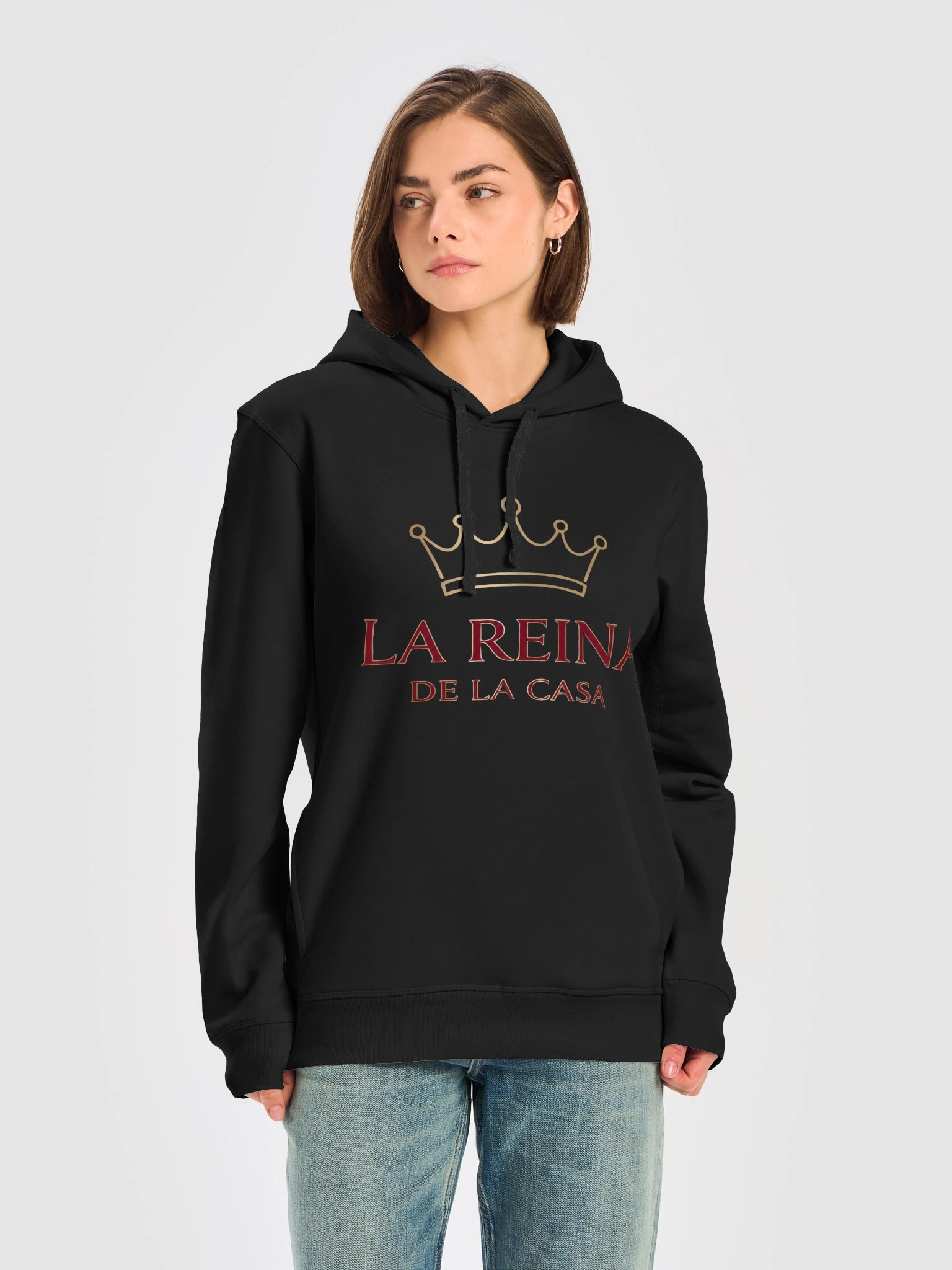“La Reina de la Casa Luxury Hoodie” product image (5)