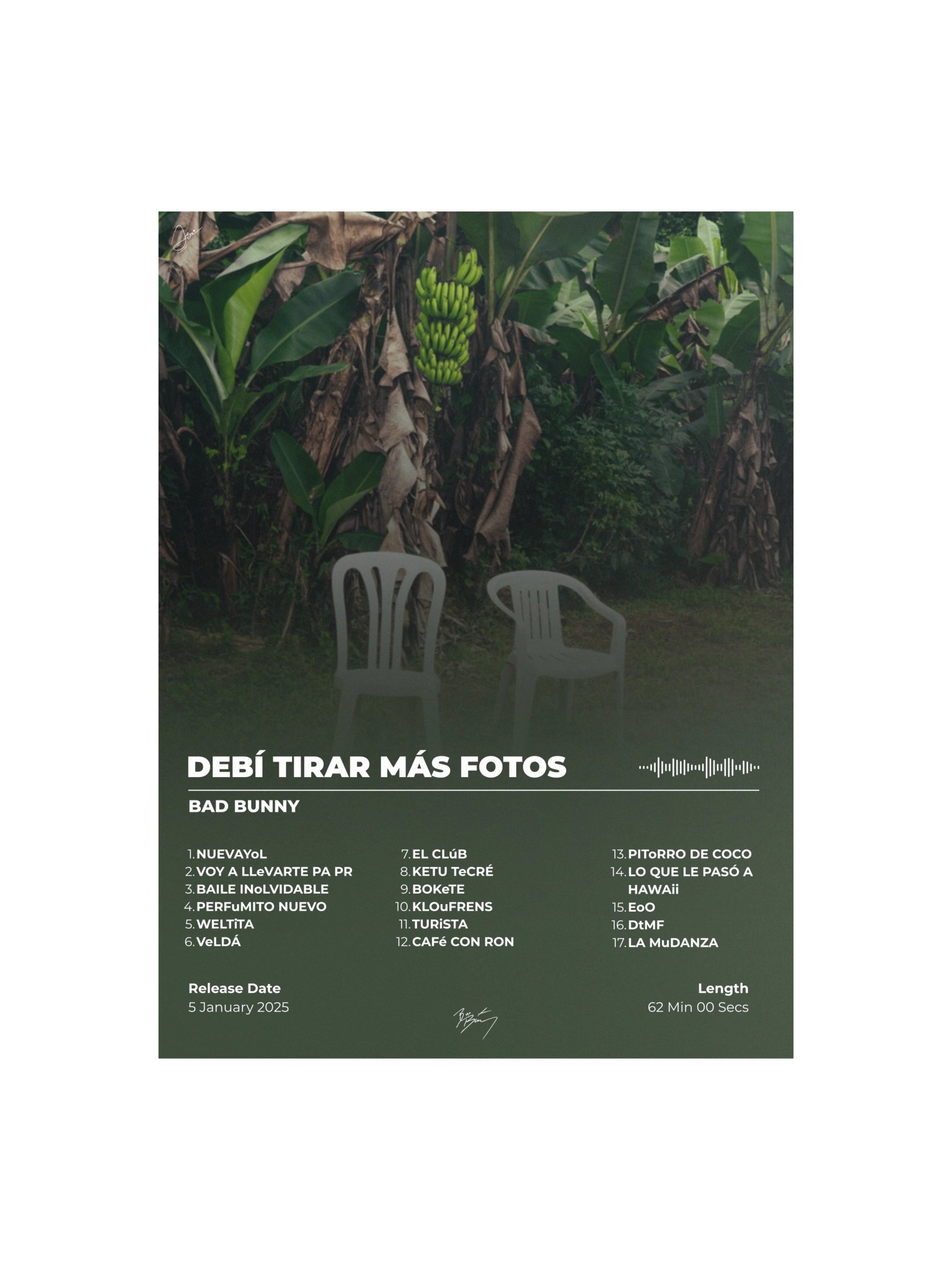 Bad Bunny Debí Tirar Más Fotos Poster product image (1)