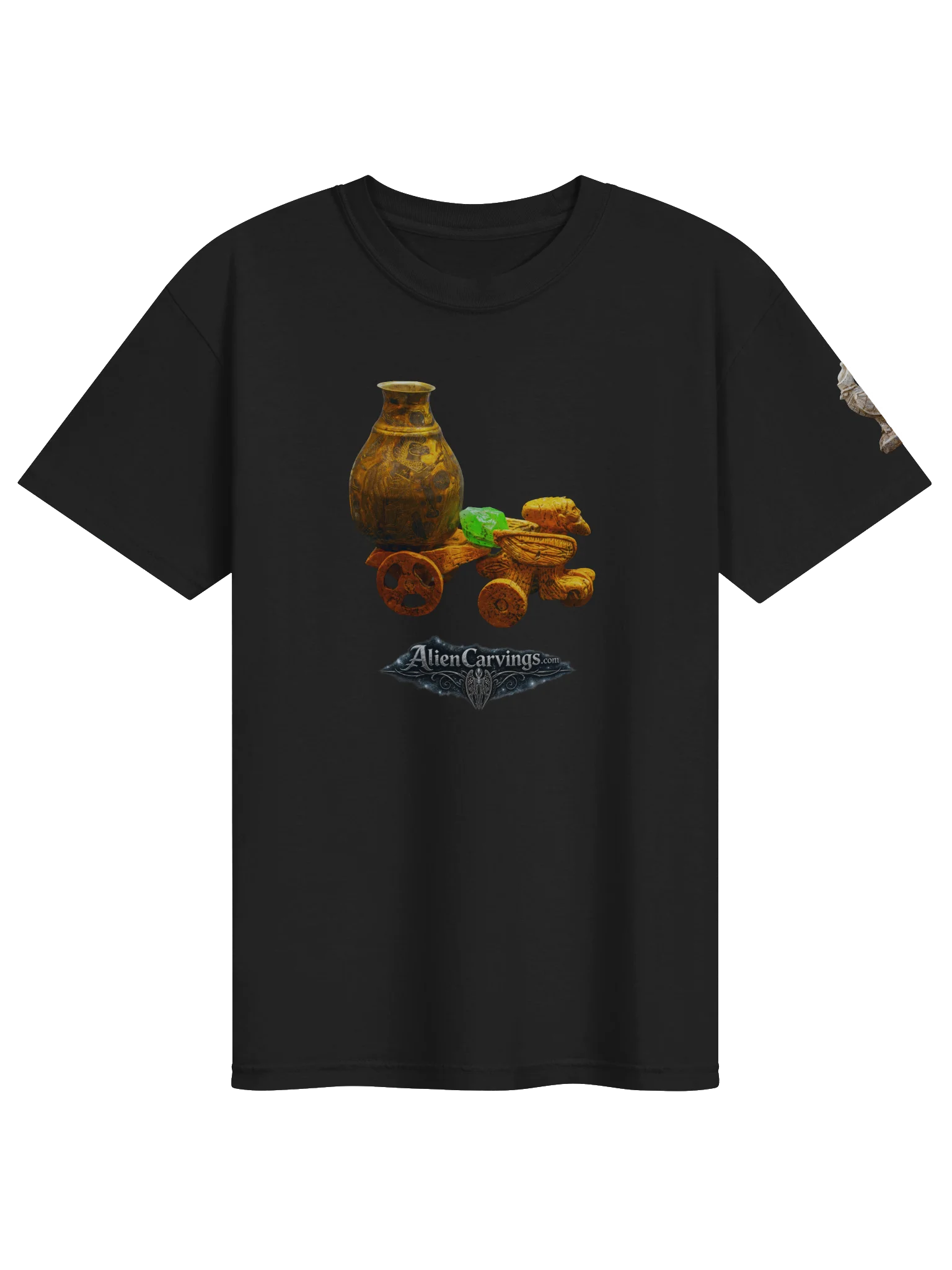 Aliencarvings.com Anunnaki Griffon Chariot T-Shirt product image (1)