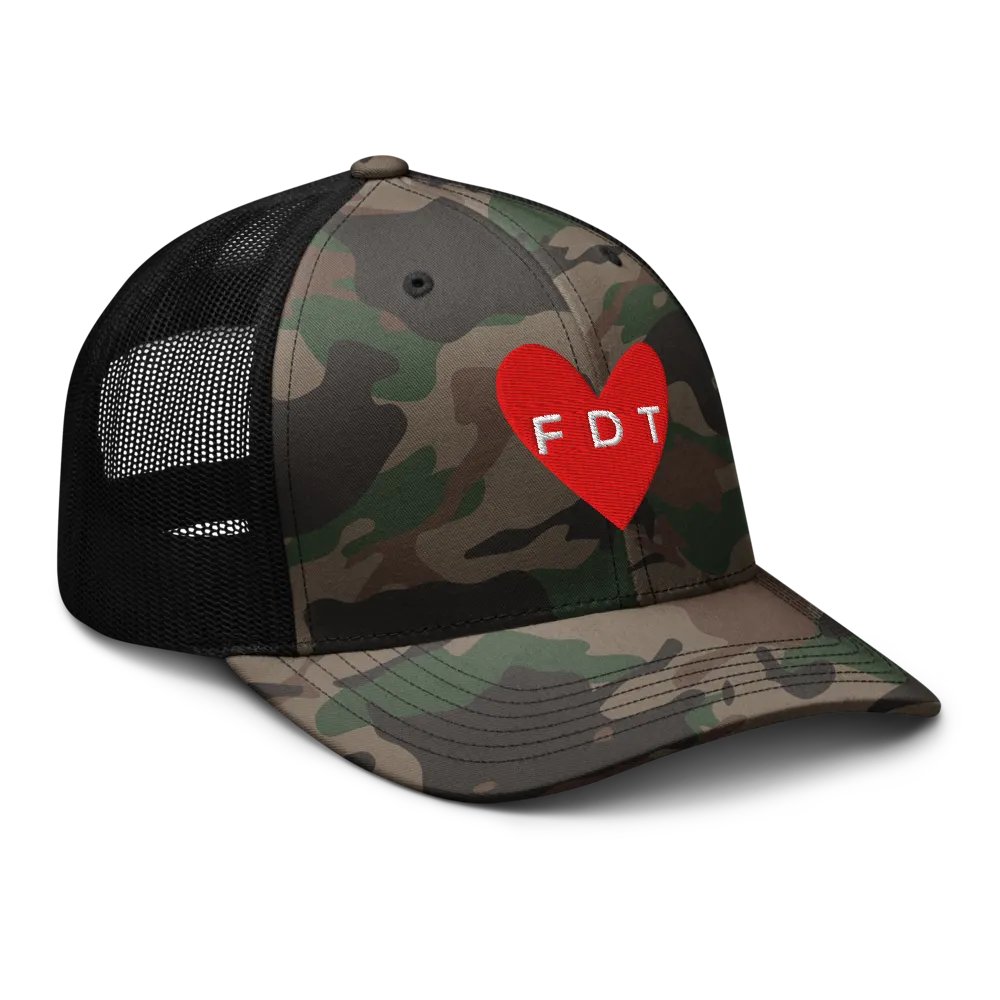 FDT Camo Trucker Hat. product image (7)
