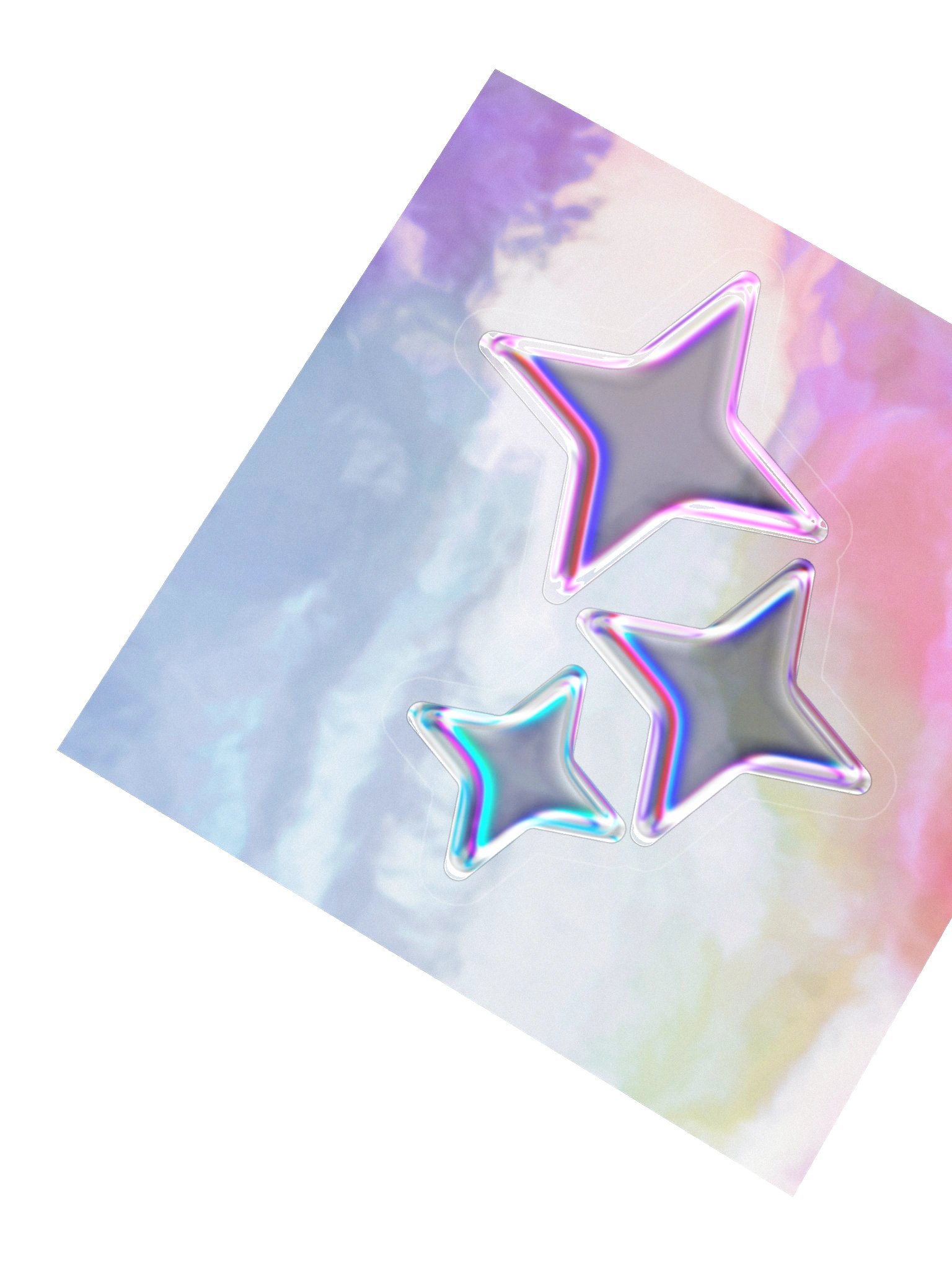 Crystal Frutiger Aero Stars (Stickers) product image (6)
