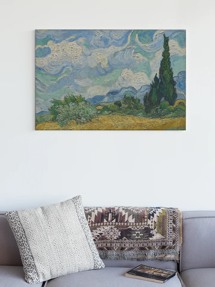 Wheat Field with Cypresses (Vincent van Gogh) Canvas product image (1)