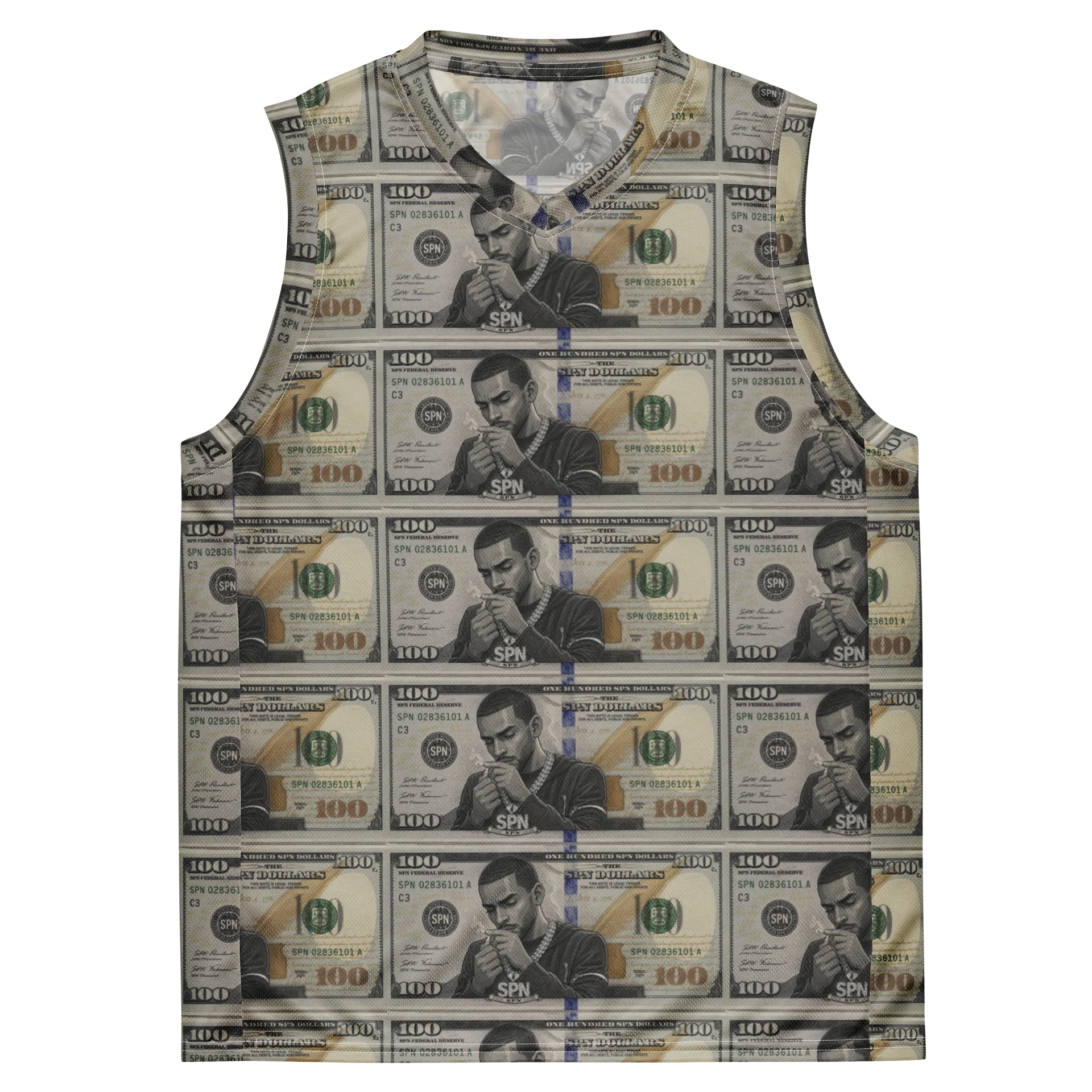 S.P.N All-Over Prizzo $ Basketball Jersey product image (2)