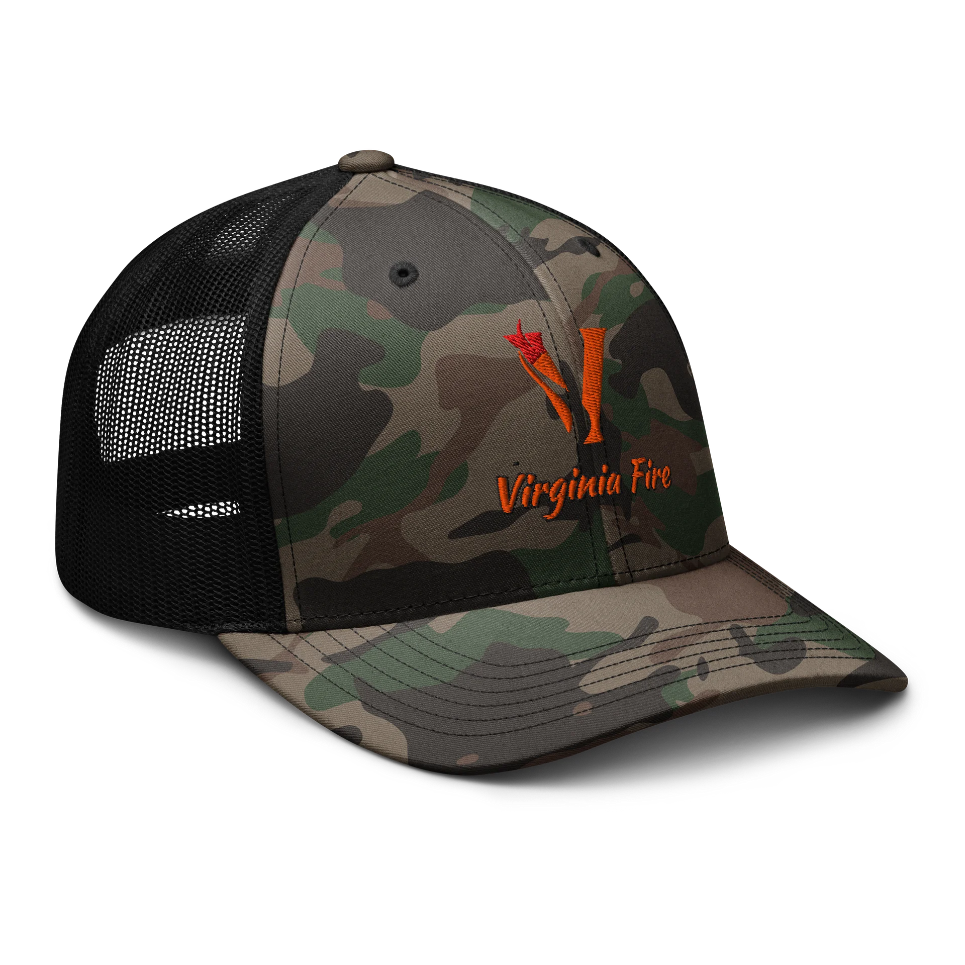 Virginia Fire Camo Hat product image (8)