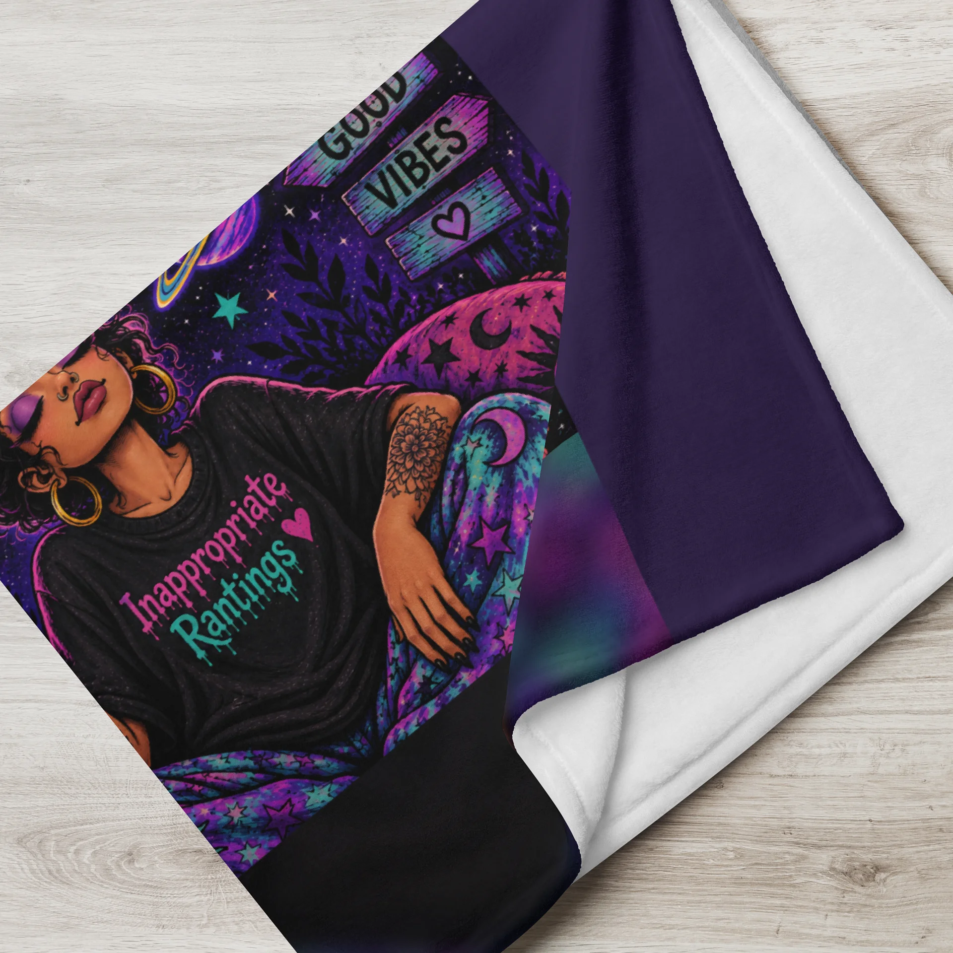 Disappear From Bad Vibes Throw product image (7)