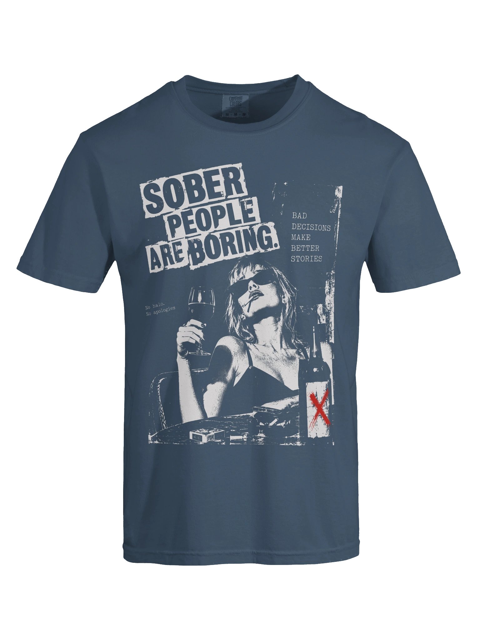 Sober People Heavyweight Graphic Tee product image (5)